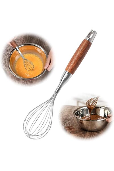 TERRIFI Stainless Steel Whisk for Cooking and Baking, Professional Kitchen Wi...
