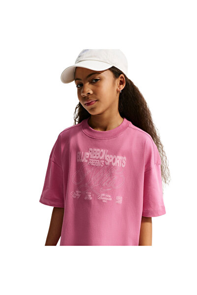 Nike G NSW TEE OVERSIZED GFX II4090-641 Ροζ L
