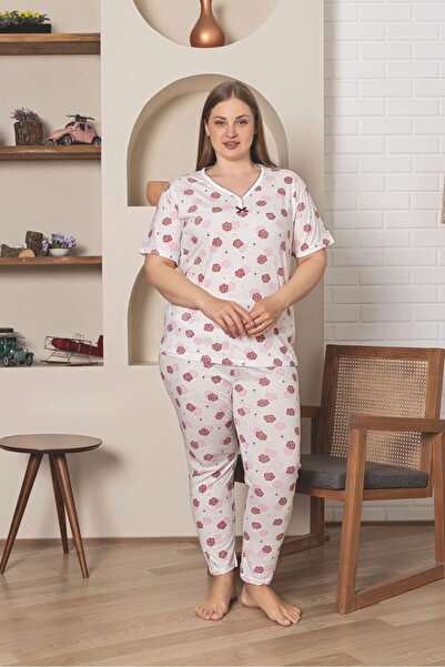 Rüyam pijama Battal Capri Pajama Set