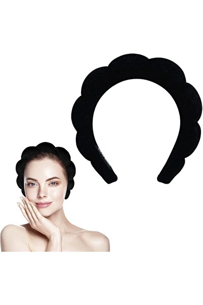 X SPRING Spa Headband, Soft Microfiber Coral Fleece Elastic Hair Band, 3 PCS ...