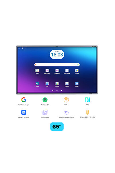 OEM Διαδραστική Οθόνη Horion 65M6Apro, 65 ίντσες, 8GB DDR4 + 128GB Τυπικός χώ...