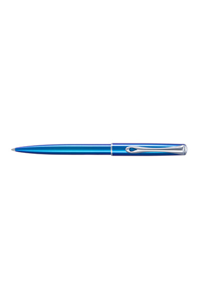 Diplomat Химикалка Easyflow Traveler - Funky Blue, синя, 140 мм
