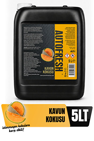 AutoFresh Araç Kavun Oto Kokusu Spreyli Araç Oda Ve Ortam Kokusu 5LT Kalıcı U...