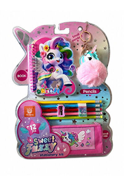 Jia Cheng SWEET FUZZY STATIONERY SET