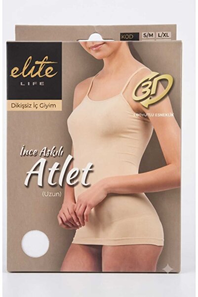Funny Life Elite Life Thin Strap Seamless Long Women's Undershirt 1 Piece