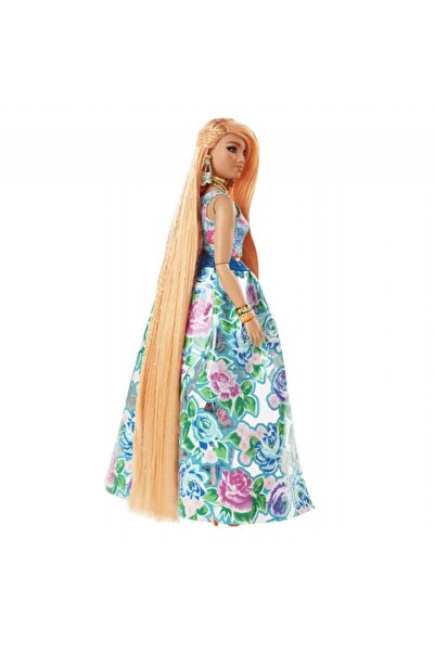 Barbie Extra Fancy Çiçekli Kostümlü Bebek HHN14
