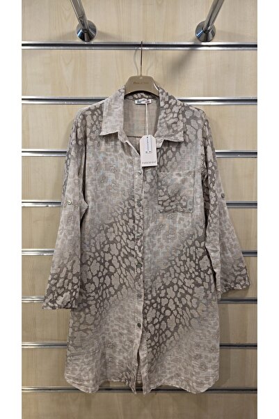 Park Moda İtalyan Keten Tunik Gömlek %100 Pamuklu
