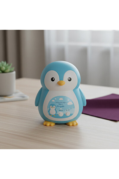 DeaL Lampă de veghe Pinguin cu proiecții magice — Lumină multicoloră 🐧 ✨