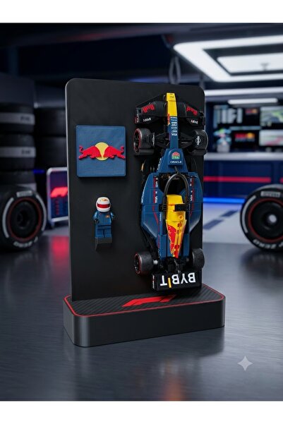 MF3D STUDIO Lego Formula 1 Speed Champions Tekli Sergileme Standı