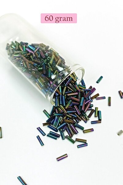 Generic Brand Long Tube Cutting Beads Diameter 2mm Length 10mm - 60 Grams - B...