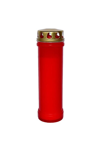 LCA Set 4 x Candela din Plastic, Rosie, 98 Ore