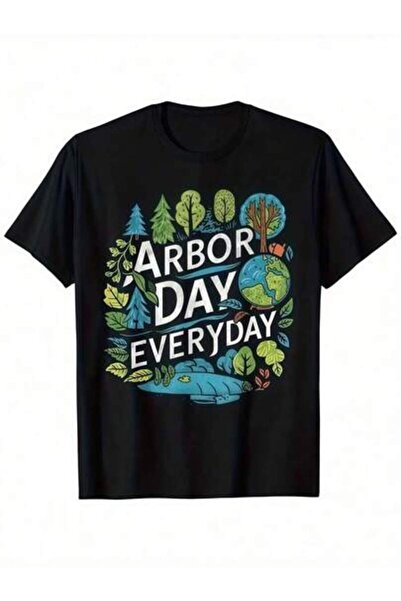 23ERVA 1pc Womens Arbor Forest TshirtCotton 180gsm.Printed Tee.Unisex Crewnec...