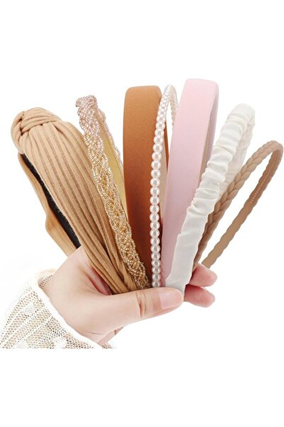 STARSTAR Headbands 7 styles floral bead retro non-slip women color-18.