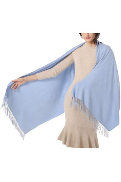 STARSTAR Women's scarf burgundy 200x70cm warm winter wedding.