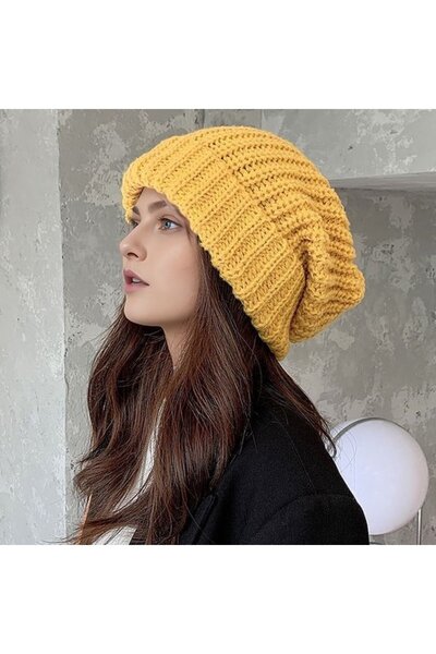 STARSTAR Stylish wide-brimmed hat for women, suitable autumn and winter, warm...