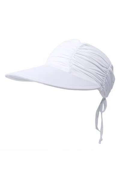 STARSTAR Women's wide-brim sun hat navy adjustable UV beach/golf.
