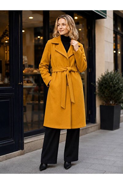MOT Women's Belted Cashmere Coat