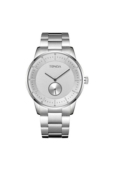 TRNDA Men's Stainless Steel Watch, Silver Dial | Trnda-43s