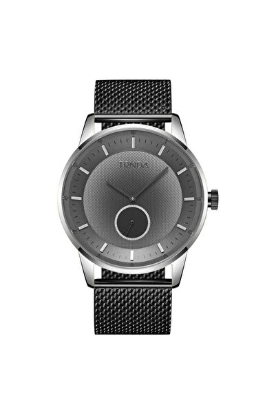 TRNDA Men's Stainless Steel Watch, Blue Mesh Band | Trn-43mm-Sl