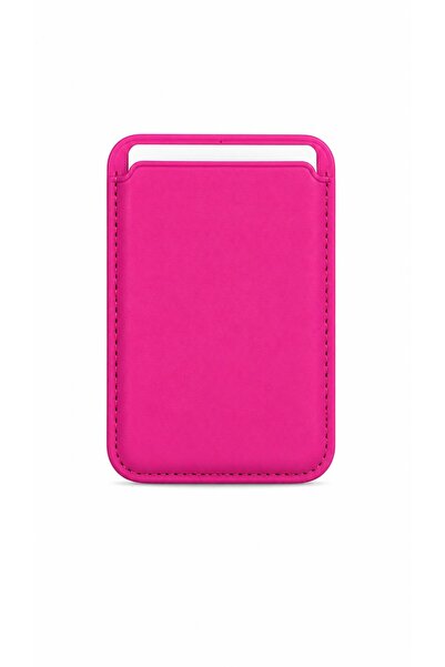 n noppax Micro Woven Wallet Leather Card Holder with Magsafe for iPhone