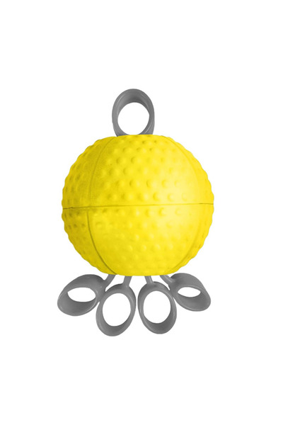 Lacoz Hand Grip Strength Training Ball with 5 Finger Loop Design Finger Exerc...