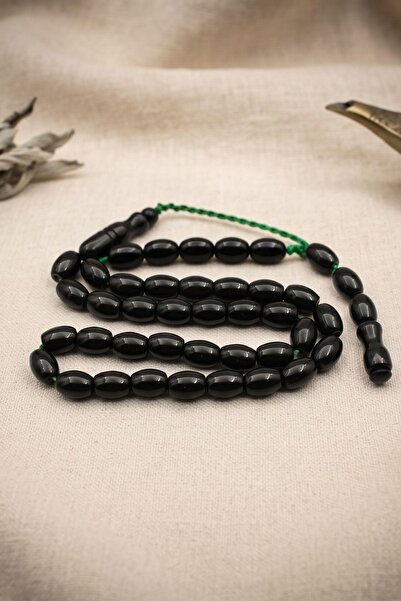 Prestige Crimped Amber Stone 33-Piece Prayer Beads 902857