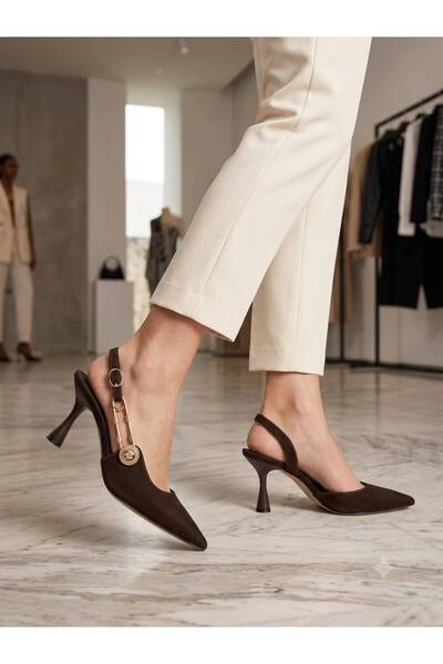 ODESSO 7cm Women's Shoes with Side Buckle and Heels