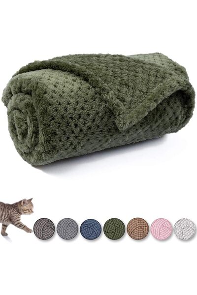 GENERAL Dog Blanket or Cat Blanket or Pet Blanket, Warm Soft Fuzzy Blankets f...