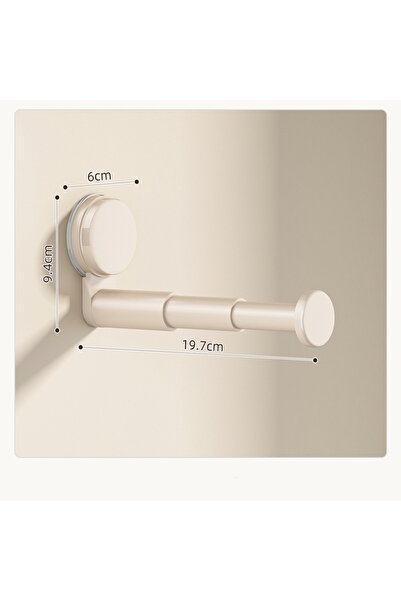 Choice1 White Wall-Mounted Hook Storage Rack Foldable Frame Self-Adhesive Suc...