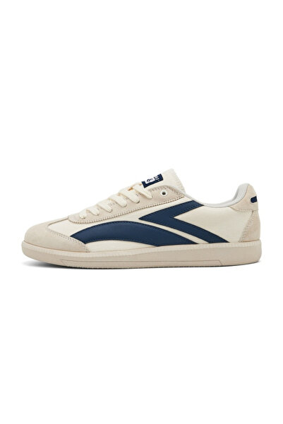 Take Two By Styli Men Beige Panelled Lace-Up Sneakers