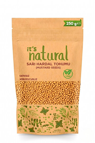 it's Natural Sarı Hardal Tohumu 250 G Katkısız