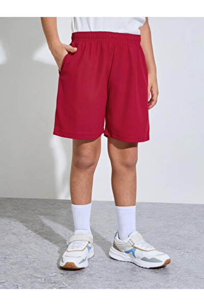 Styli Teens Cotton Sports Jersey Shorts with Side Pocket