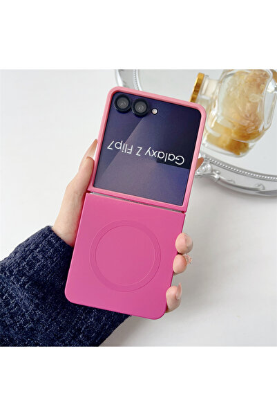 Choice25 Galaxy Z Flip7 Pink Rose Luxury For MagSafe Wireless Charge Gradient...