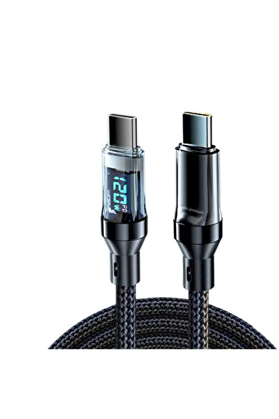 Choice1 2m C-C 1pcs black 120W A-C and C-C Phone Super Fast Charging Cable wi...