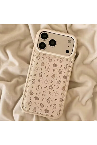 Choice17 iPhone 16 A Korean Ins Full Screen Rabbit Floral Phone Case For iPho...