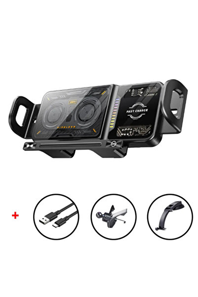 Choice3 VIKEFON With sucker B 2026 NEW 15W Wireless Charger Stand Dashboard P...