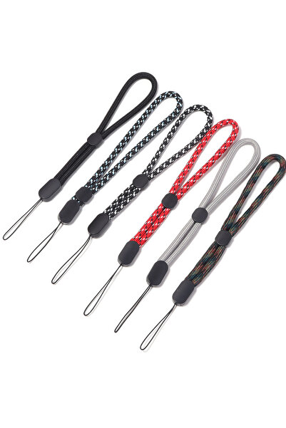 Choice1 Mixed 5pcs/lot Universal Adjustable Wrist Lanyard Mobile Phone Straps...