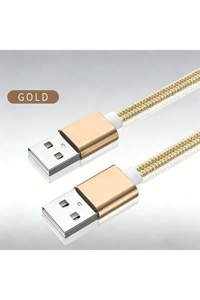 Choice16 2m GOLD NNBILI USB to USB Extension Cable USB A Male to Male USB A E...