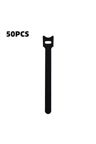 Choice13 50 قطعة من منظمات كابلات USB السوداء، مشابك لإدارة الأسلاك قابلة لإع...