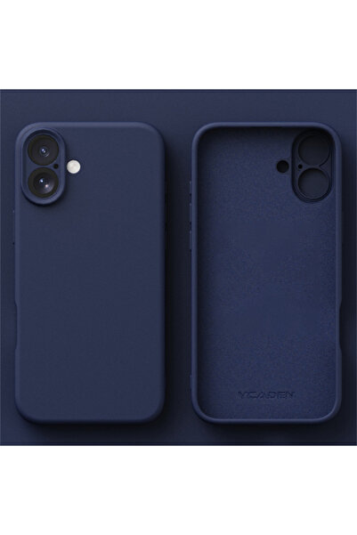 Choice For iphone 16 Blue Phone Accessories iphone 17 case Liquid Silicone Sh...