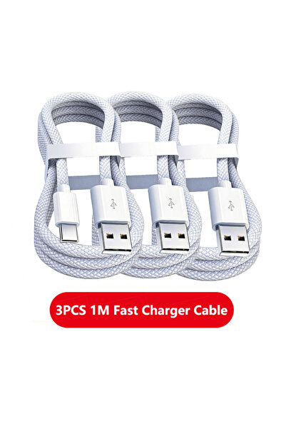 Choice 3PCS-1M 120W USB C Phone Cable For iPhone 16 15 17 Pro Max 17 Air Fast...