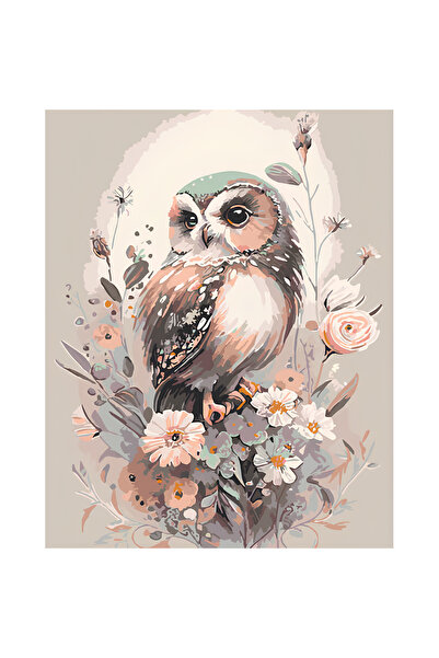 NEVERMORE Set pictura pe numere - panza pe rama lemn 40x50 cm, H1280, NEVERMO...