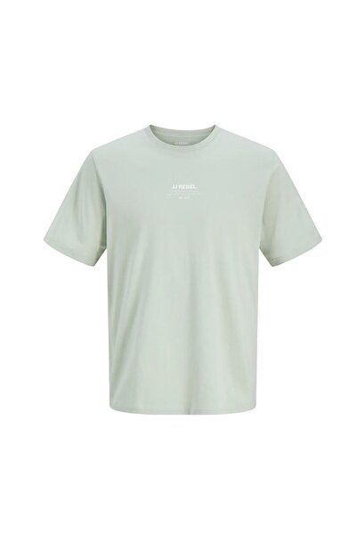 JJ Rebel JREBLINO TEE SS CREW NECK 12268876-5007940 Τυρκουάζ