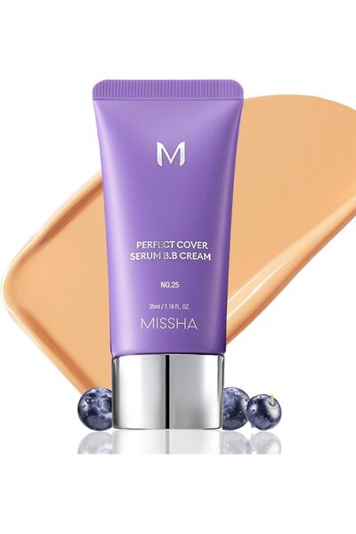 Missha كريم بي بي ميرفكت كوفر سيروم رقم 1 25 لونًا دافئًا، ألوان مرطبة، مركب ...