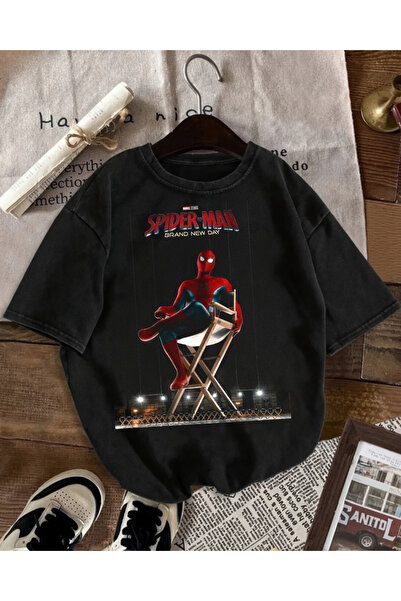 Toum Spider Printed Unisex Oversize T-Shirt