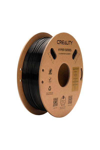 Creality Filament Hyper PETG pentru imprimantă 3D, 1.75mm, 1kg, Negru