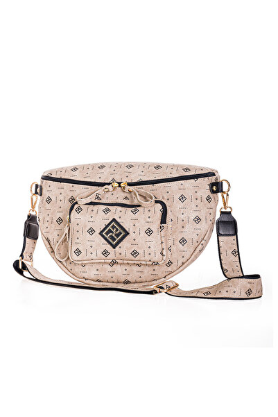 Pierro Accessories Τσάντα Γυναικεία Μέσης/Στήθους Sansa Monogram σε Χρώμα Πού...