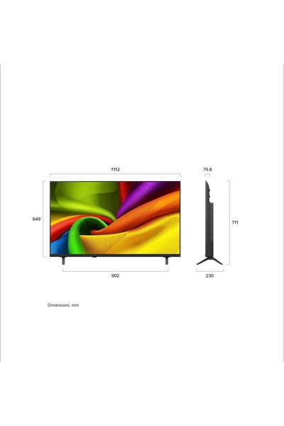 LG 50 inç NANO UHD AI NU8E 4K 60Hz VRR Smart TV webOS26 2026