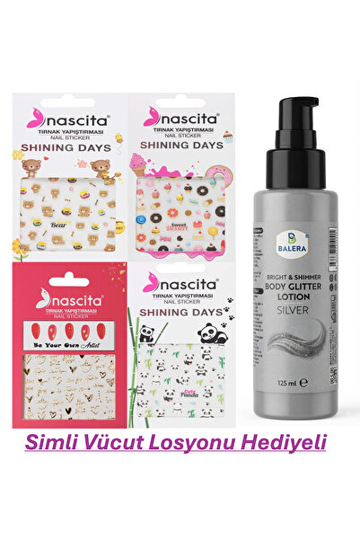 nascita 4’lü Tırnak Sticker Seti - 02