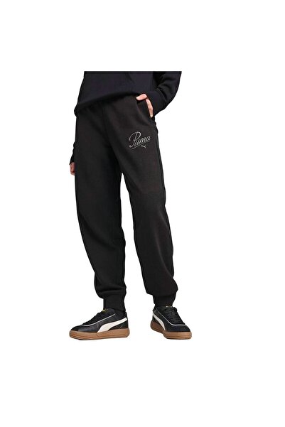 Puma ESS SCRIPT COMFORT SWEATPANTS FL CL 694067-01 Black